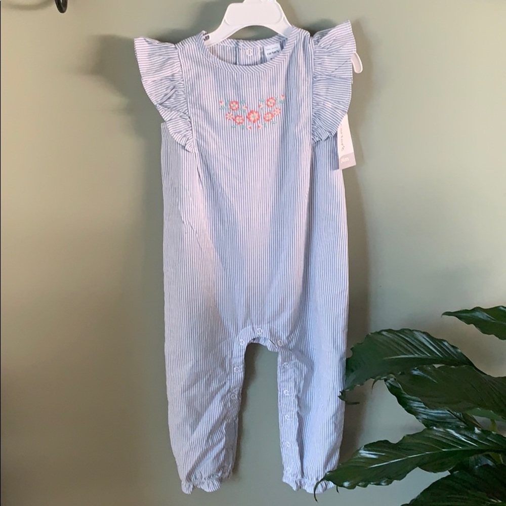 Carter’s pinstripe jumpsuit